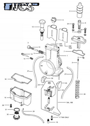 Exploded Mikuni Tm 4 Stroke Diagrams Picture