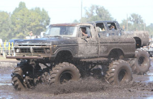 old ford mud trucks