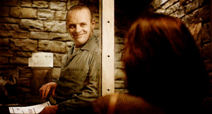 ... . Hannibal Lecter and Clarice Starling Hannibal flirting with clarice