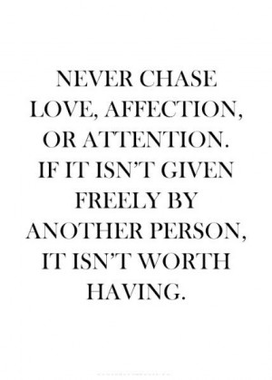 Never Chase