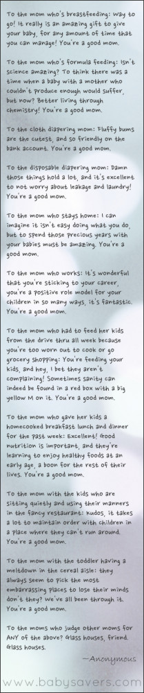 Weekend Inspiration: “You’re a Good Mom” Parenting Quote