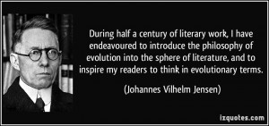 During half a century of literary work, I have endeavoured to ...