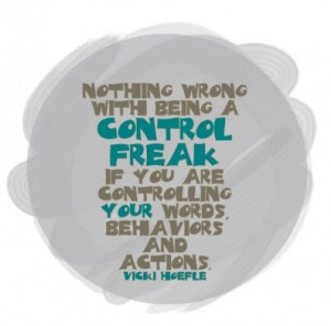 Back to school One Liner + control freak quote