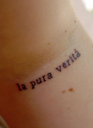 Italian Tattoos Quotes For Girls