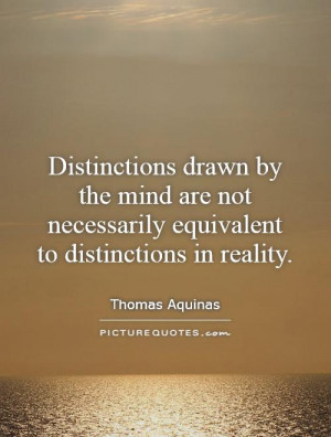... not necessarily equivalent to distinctions in reality Picture Quote #1