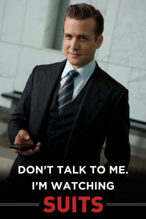 Love me some Harvey Specter on Suits!