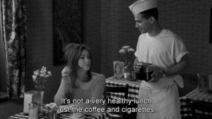 ... lunch just the coffee and cigarettes coffee and cigarettes 2003
