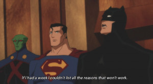 my gif batman Superman justice league: doom jld* I thought it was a ...