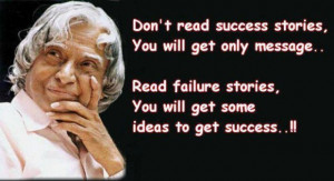 Inspirational Quotes by Dr. Abdul Kalam which tells about his success ...