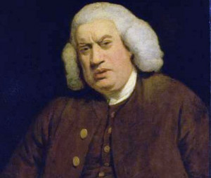 Samuel Johnson, English essayist: 