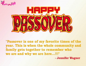 Happy Passover Quotes Image Passover is one of my favorite times By ...