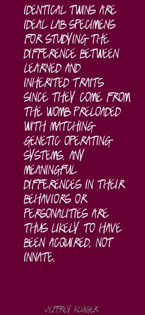 Identical Twins Are Ideal Lab Specimens For Studying The Difference ...