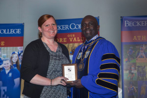 2014 Excellence in Advising Award Andrea Belis, M.A. (left) with Dr ...