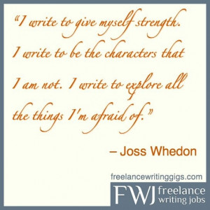 Why I write...