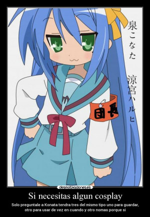 Carteles Anime Konata Lucky