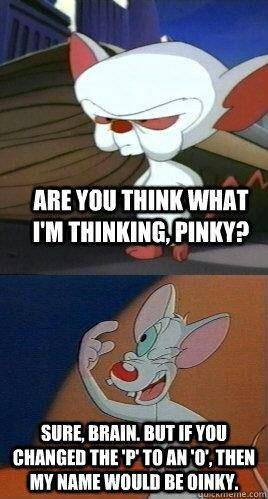 Pinky and the Brain - Best cartoon ever!