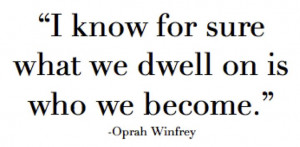great quote from oprah