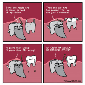 LOL comics science wisdom tooth