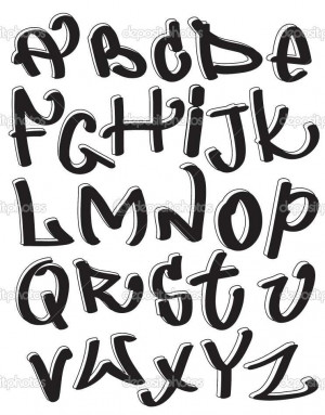 graffiti-font-alphabet-abc-letters-stock-vector-sergey-chernov-1483 ...