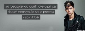 Zayn Malik Quote Facebook Cover