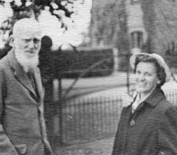 Caroline Harnsberger and George Bernard Shaw