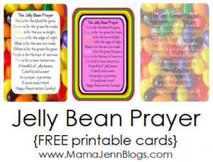The Jelly Bean Prayer {FREE