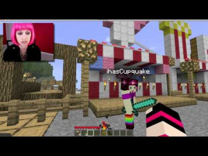 ... ihascupquake again on her awesome server http youtube com ihascupquake