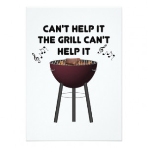 Funny Bbq Sayings Invitations