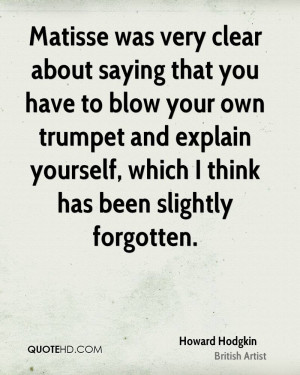 Howard Hodgkin Quotes