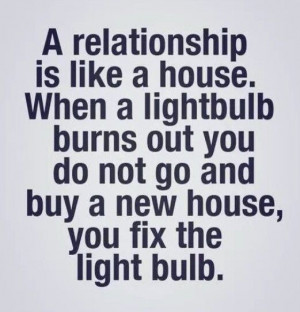 relationship is like a house