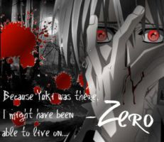 Zero Kiryu - Vampire Knight Quote by 0xMazzi