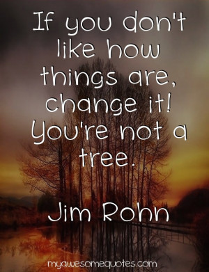 Jim Rohn Quote About Change