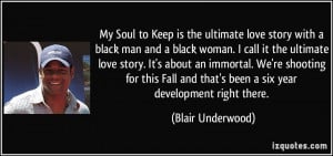 Soul to Keep is the ultimate love story with a black man and a black ...