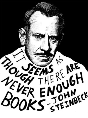 Steinbeck quote about reading.