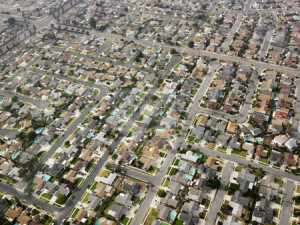 Aerial Urban Sprawl Stock