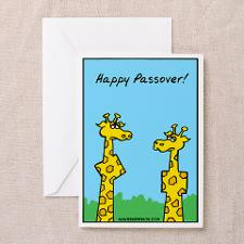 giraffes passover Greeting Card for