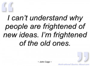 can’t understand why people are john cage