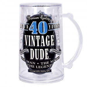 40 Year Old Fine Aged Birthday Beer Mug