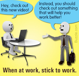 Web browsing etiquette at workplace
