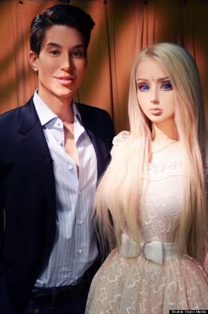 PHOTO. Ken et Barbie humains : Justin Jedlica provoque encore Valeria ...