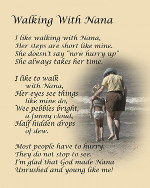 Walking With Nana Photograph