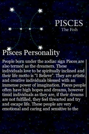 Pisces Personality Quotes Pisces characteristics tumblr