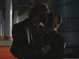 ... anakin and padme kiss some might find funny lol anakin and padme