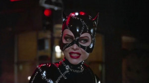 of Michelle Pfeiffer, portraying Catwoman/Selina Kyle in 