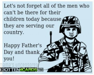 Happy father's day to our military dads