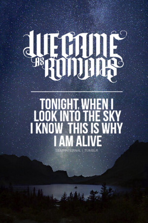 we came as romans lyrics