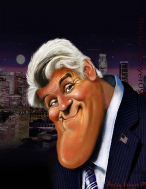 Funny Celebrity Charicatures- Jay Leno