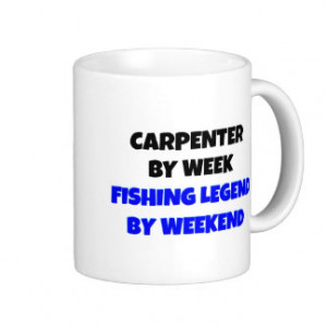 Fishing Legend Carpenter Classic White Coffee Mug