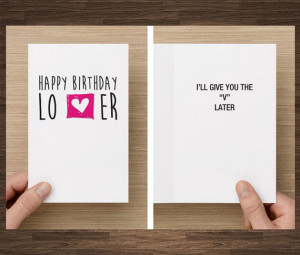 ... ll Give You The V Later, Him, Lover, Husband, Birthday, Dirty