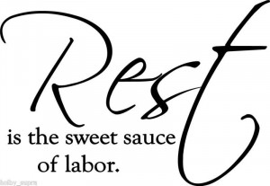 Rest is the Sweet Wall Vinyl Sticker Decal Decor quote ON Wall Decal ...
